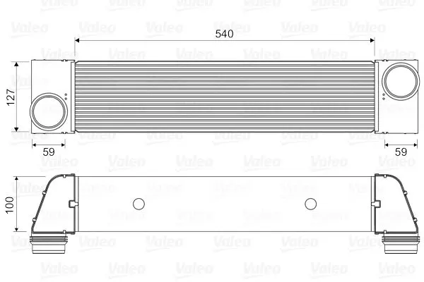 BMW 7 Series E65 M57 Turbo Intercooler Radiator
