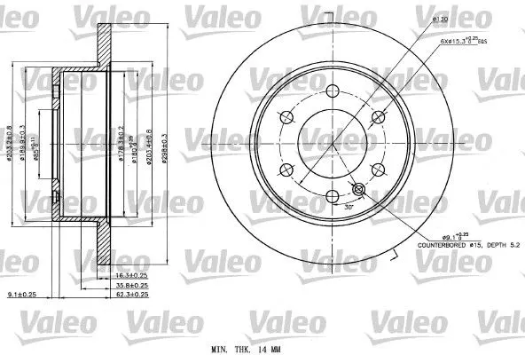 Mercedes Sprinter W906 Rear Brake Disc