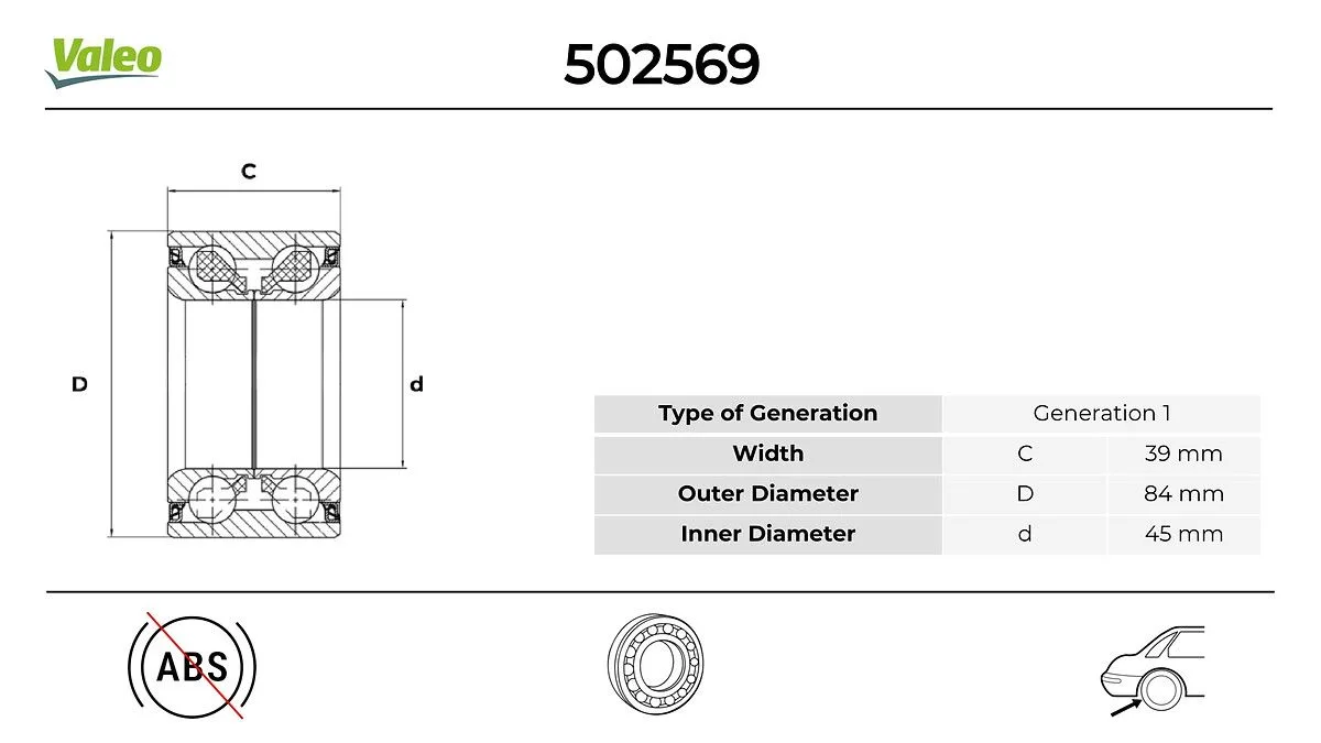 Mercedes W124 Chassis Rear Teker Bearing Kit