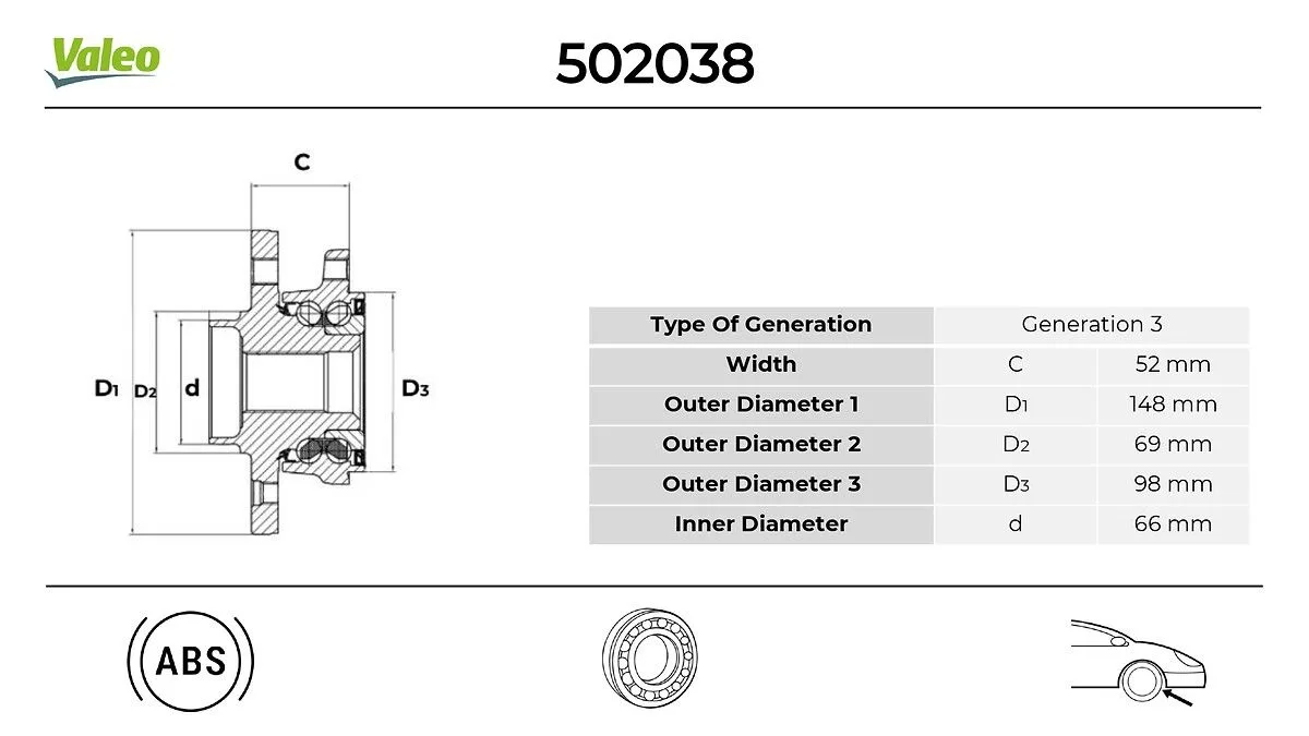 Mercedes C Serisi W205 Ön Teker Rulmanı Seti