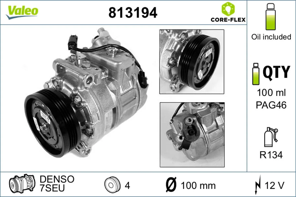 BMW 5 Series E60 M54 A/C Compressor