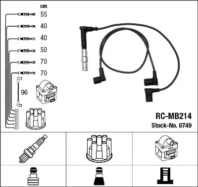 Mercedes S Series W140 M104 Buji Cable