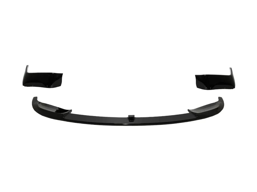 BMW 3 Series F30 2012-2018 Bumper Spoiler Front; Piano-Black (OEM Plastic) -///M3 China-TYPE- 2012-18