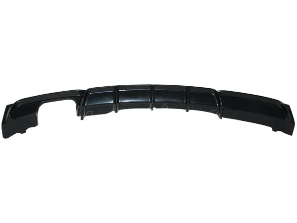 BMW 3 Serisi F30 2012-2018 Tampon Difüzörü Arka; <OO> Egz.Çıkışlı (Enjeksiyon) -///M-Performance- 2012-18