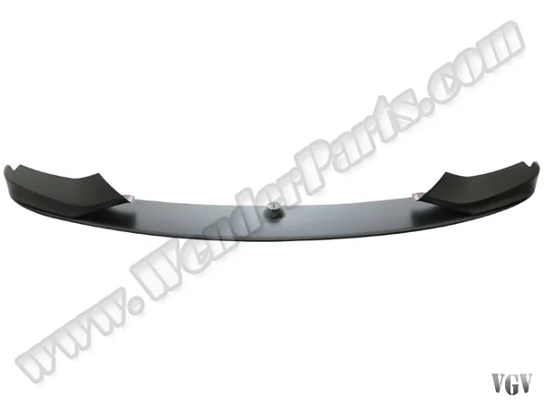 BMW 4 Series F36 2014-2018 Bumper Spoyleri Front; Piano-Black -///M-Performance- 2013-20