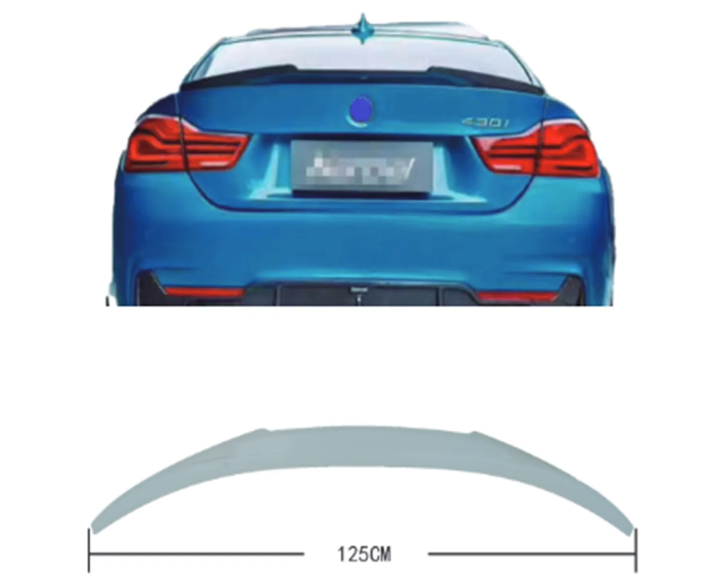 BMW 4 Series F32 2013-2018 Bagaj Spoyleri -///M4-