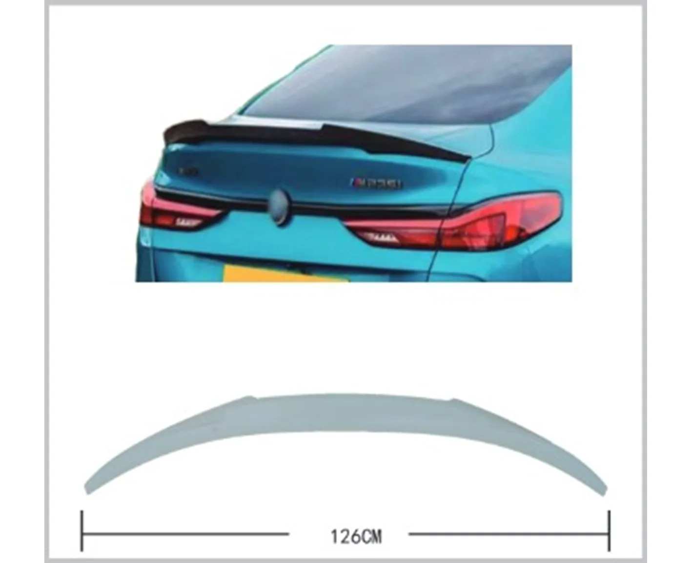 BMW 2 Series F44 2020 Bagaj Spoyleri -///M4-STYLE-