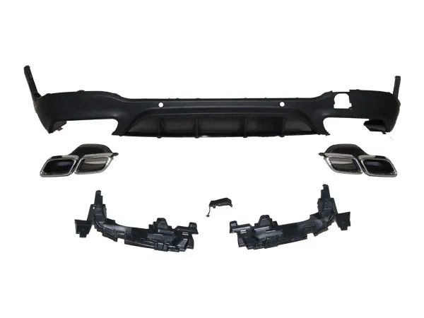 Mercedes GLC Series X253 AMG 2015- Bumper Diffuser Rear