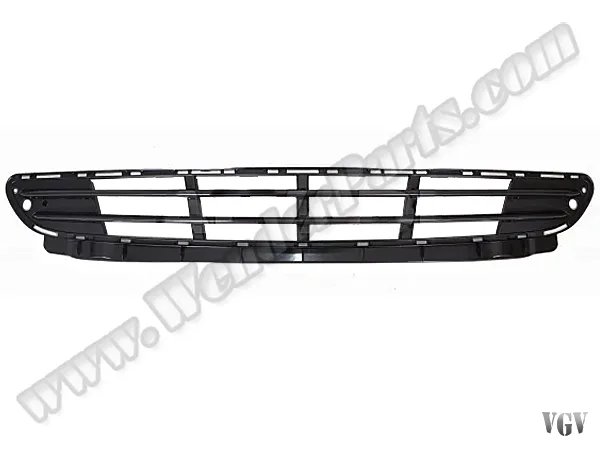 Mercedes C Serisi W203 2000-2007 Tampon Izgarası Ön Orta; Siyah Çitalı, Açık