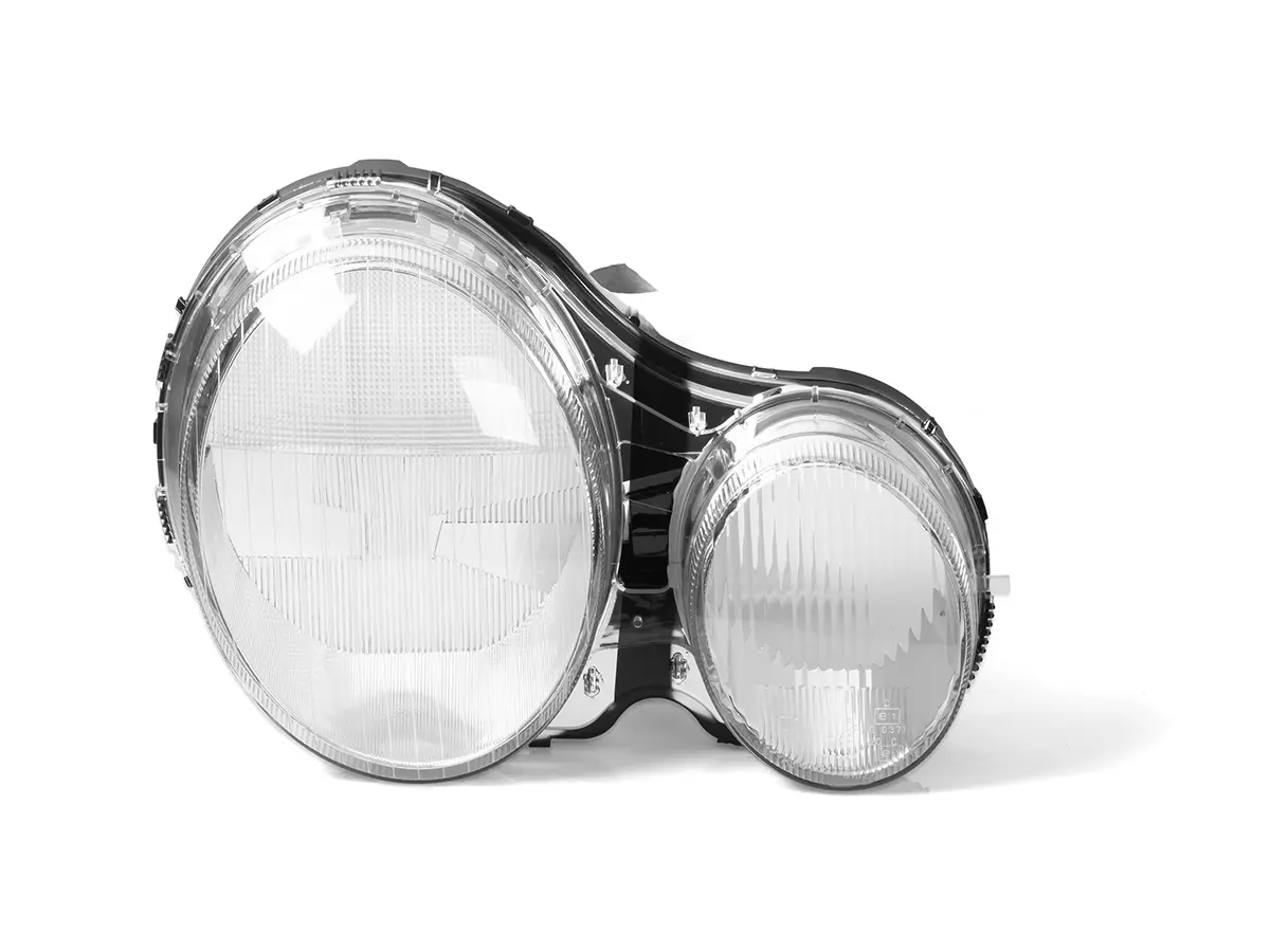 Mercedes E Serisi W210 1996-2002 Far Camı Sağ (Çerçeveli)