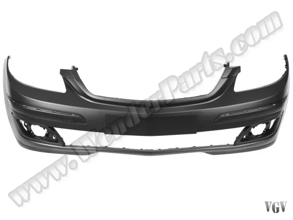 Mercedes B Series W245 2005-2011 Bumper Front; Chrome Trim Drilled