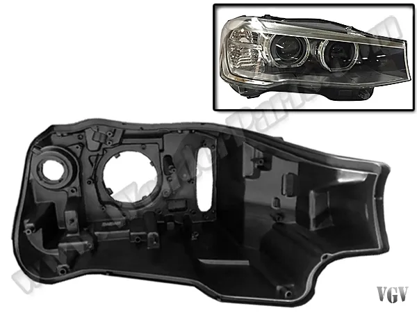 BMW X3 Series F25 2010- Headlight Housing Right (Bi-Xenon)