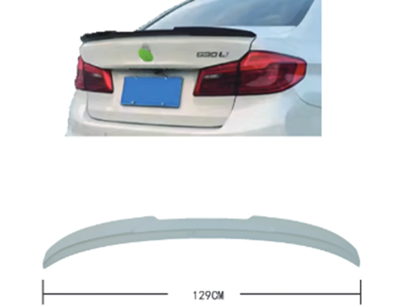 BMW 5 Serisi G30 2016-2018 Bagaj Spoyleri