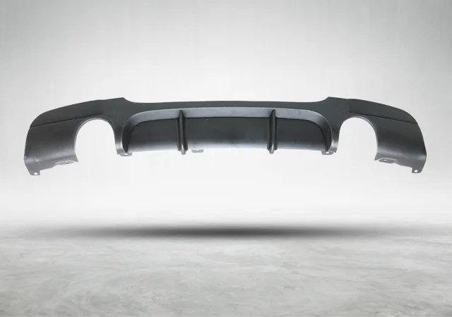 BMW 3 Serisi E90 2004-2012 Tampon Difüzörü Arka, Çift Egzoz Çıkışlı (Tek+Tek) Egzoz Çıkışlı