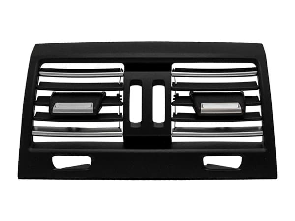 BMW 5 Series F10 LCI A/C Heater Grille Rear Chrome Trim Black