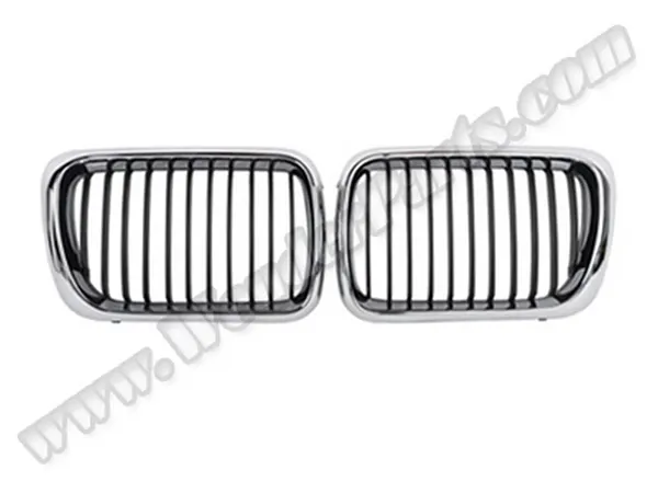 BMW 3 Serisi E36 Panjur (Set) Krom/Siyah