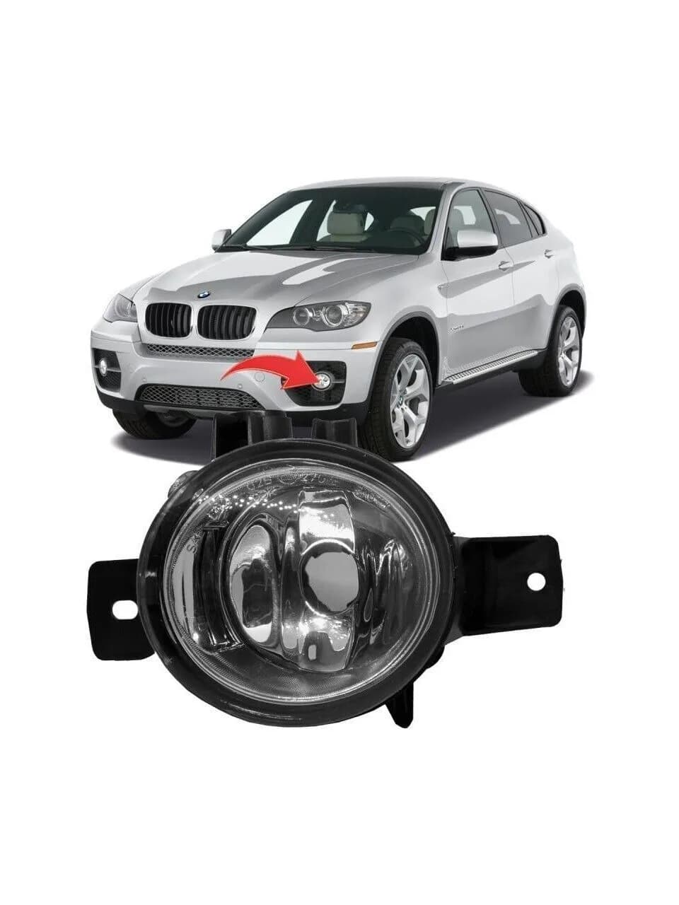 BMW X6 Serisi E71 2007-2014 Sis Farı Sol
