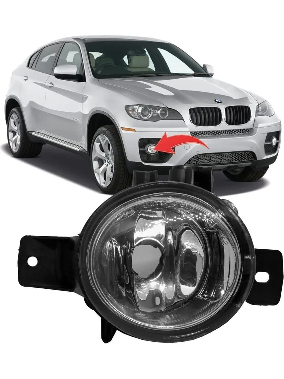 BMW X6 Serisi E71 2007-2014 Sis Farı Sağ