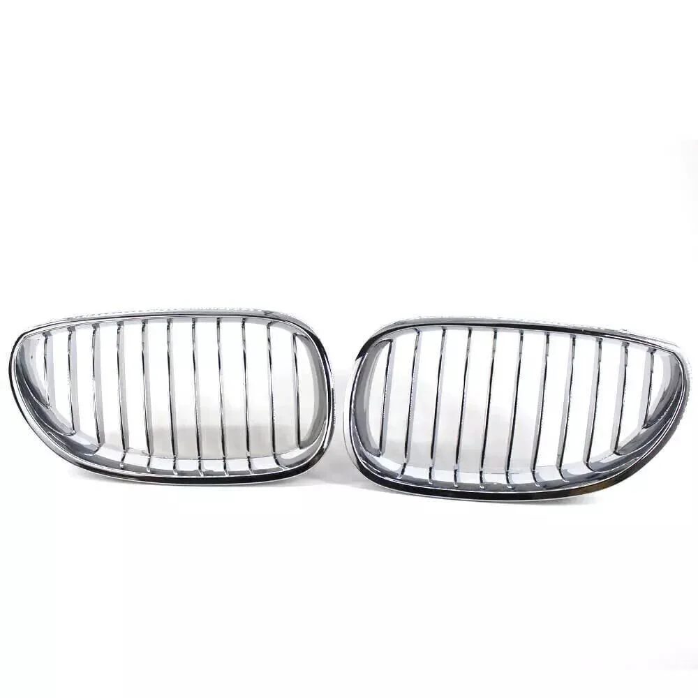 BMW 5 Series E60-LCI Front Grille Kidney Chrome Set