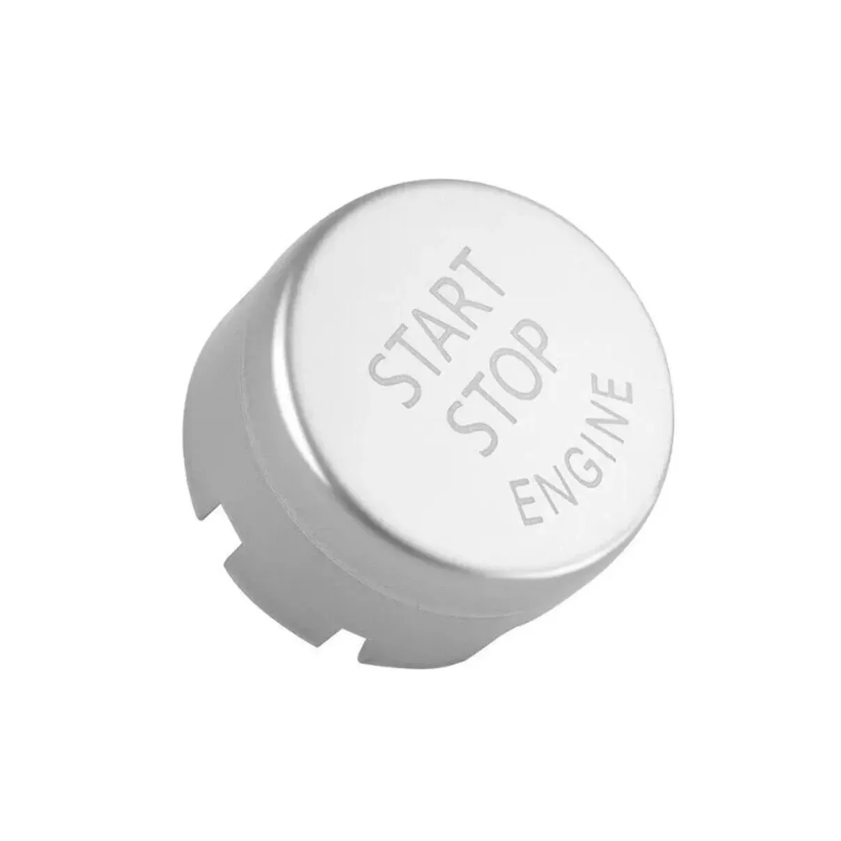 BMW F10 Start Tail Light Button Cover Silver