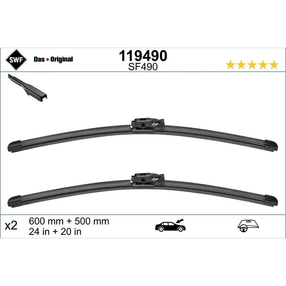 BMW X2 F39 Front Wiper Set (2018-2023)