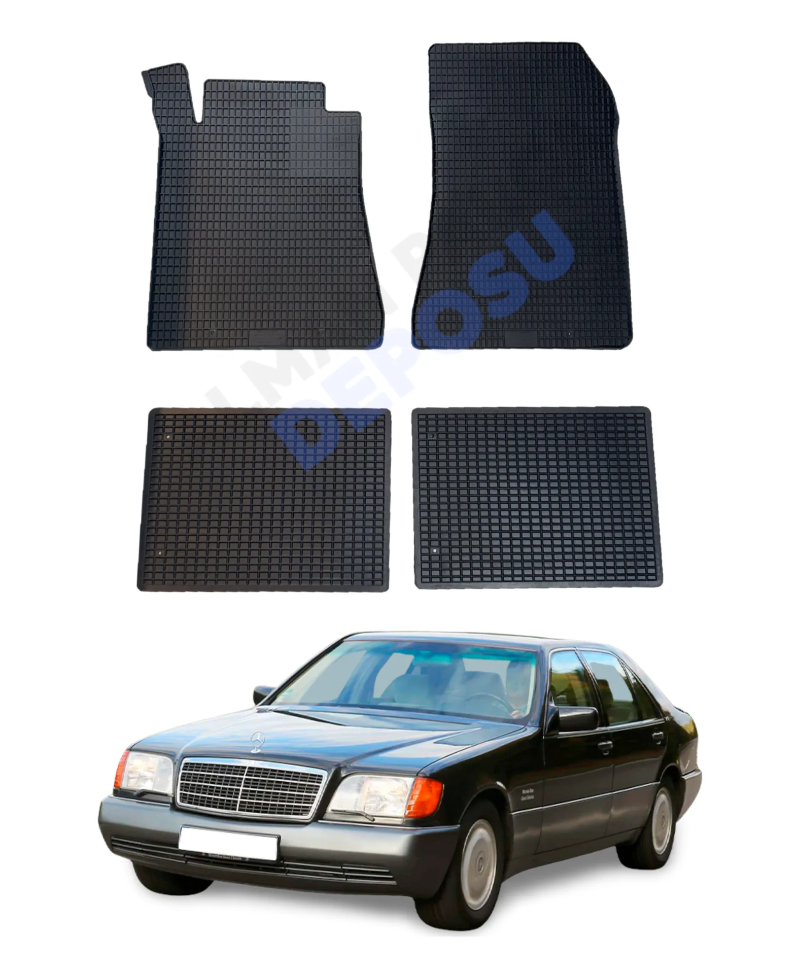 Mercedes W140 Lastik Paspas Black Koku Yapmaz Orijinal Kesim Schönek