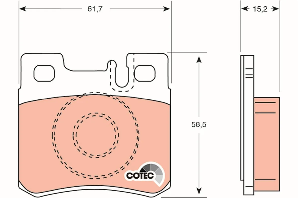 Mercedes W208 CLK 200 Kompressor Rear Brake Pads