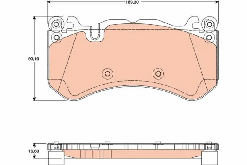 Mercedes W212 E 63 AMG Front Brake Pads