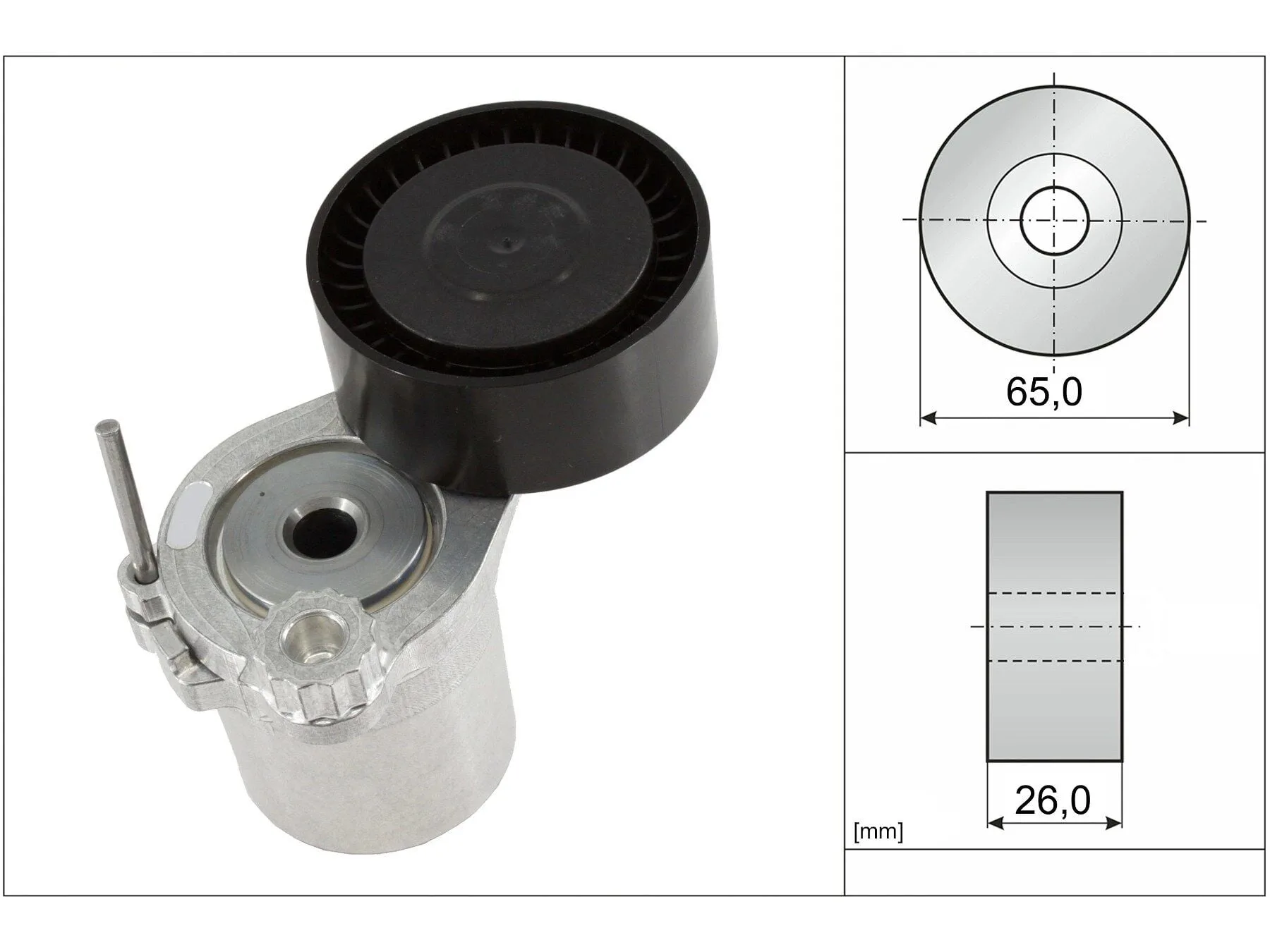 Mercedes W213 E 300 EQ Boost Belt Tensioner