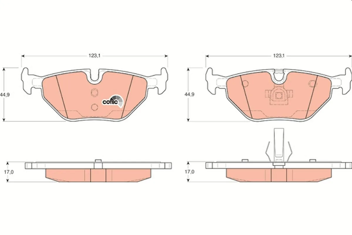 BMW Z4 (E85) Rear Brake Pads