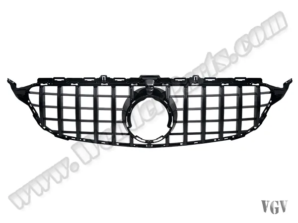 Mercedes C Series W205 2018-2021 Grille Piano-Black Camera -GTR- 2018