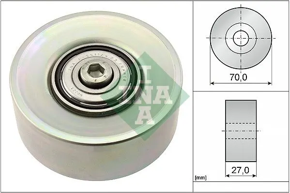 BMW 7 Series E65 E66 E67 740d Tensioner Pulley