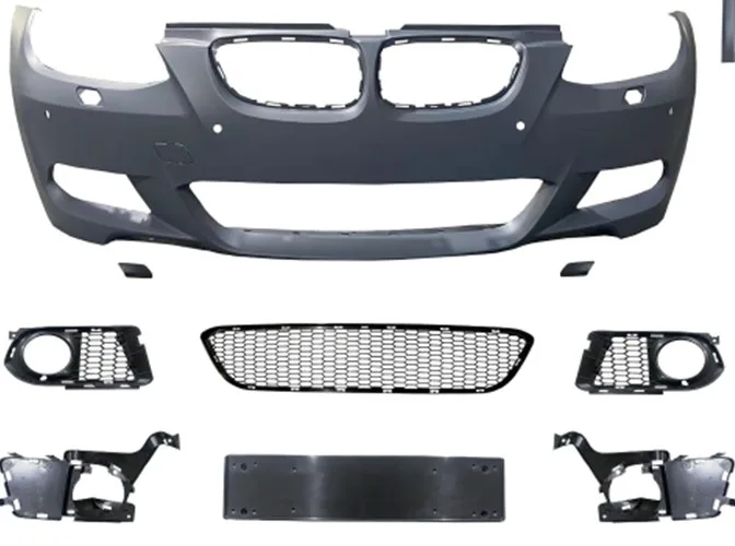 BMW 3 Serisi E92 2005-2013 M-Tech Komple Tampon Ön Far Yıkamalı PDC'li