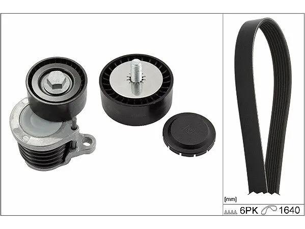 Mercedes C-Class W205 C 200 d V Belt Set