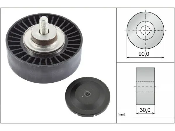 BMW 3 Series E90 335i Tensioner Pulley