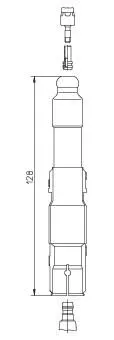Mercedes W126 Kasa M103 Buji Başlığı