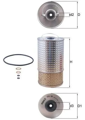 Mercedes C Series W202 OM604 Oil Filter