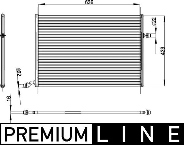 Mercedes C Series W205 M274 Turbo Cooler