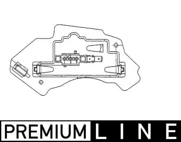 Mercedes E Series W210 M111 Heater Resistor