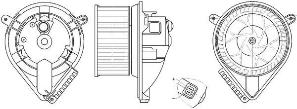 Mercedes Vito Series W638 M111 Heater Engine
