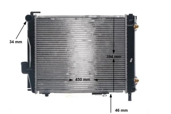 Mercedes W124 Chassis M103 Engine Radiator