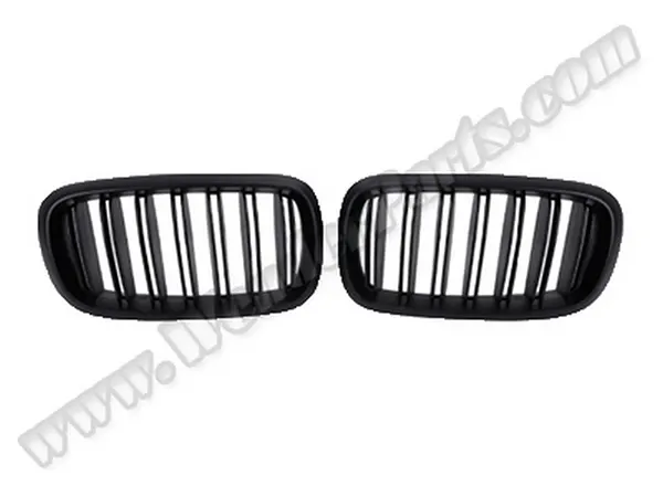 BMW X6 F16 2014 Grille Set Piano Black Double Slats WENDER BA0153198