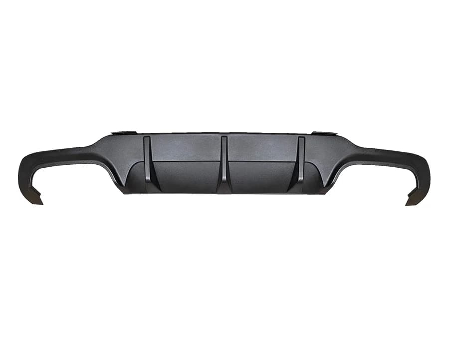 Mercedes W204 2007-2013 AMG C63 Rear Bumper Diffuser Dual Exhaust