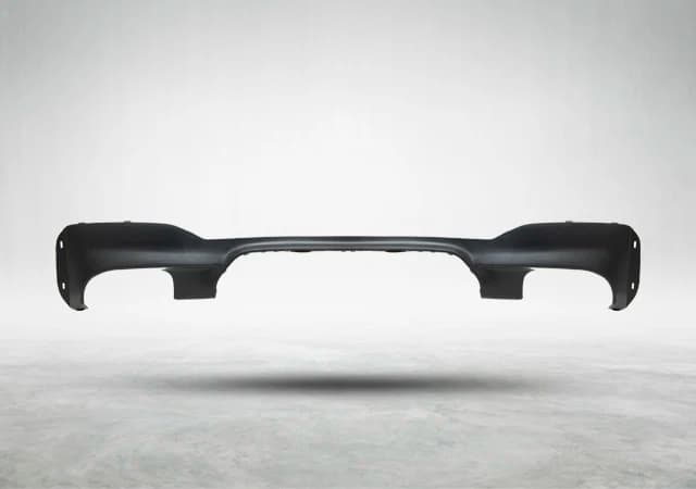 BMW 5 Serisi G30 2016-2018 M5 Tampon Difüzörü Arka Çift Egzoz Çıkışlı