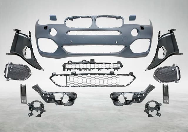 BMW X5 Serisi F15 2014-2018 M-Tech Komple Tampon Ön Far Yıkamalı PDC'li