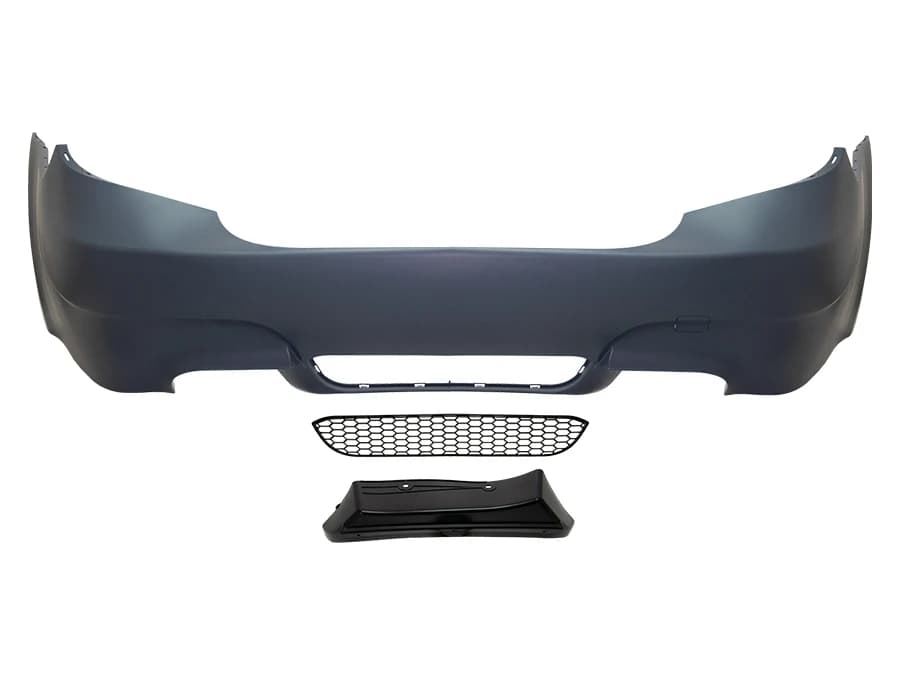 BMW 5 Serisi E60 2001-2010 M5-STYLE Komple Tampon Arka (PDC Delikleri Açılabilir) Çift Çıkışlı Egz. Çıkışlı