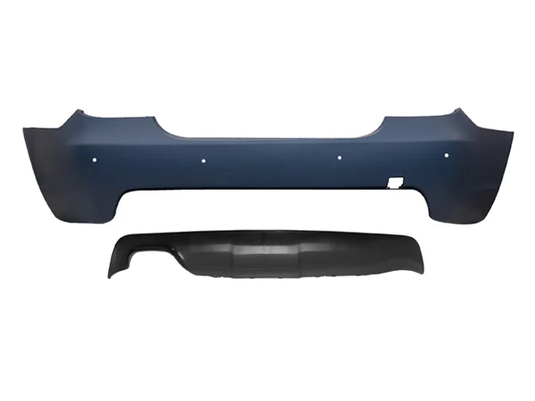 BMW 5 Serisi E60 2001-2010 M-Tech Komple Tampon Arka PDC'li 18mm Çift Egzoz Çıkışlı