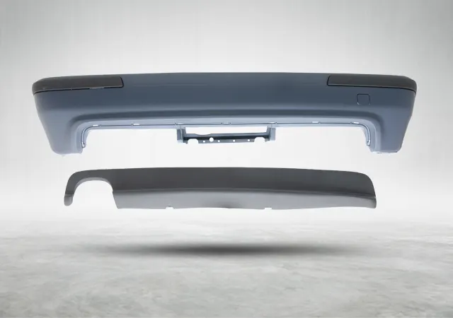 BMW 5 Series E39 1996-2003 M5 Complete Rear Bumper Dual Exhaust