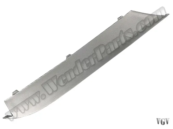 BMW 5 Series F07 2008-2017 Bumper Grille Trim Front Right; Matte-Aluminum