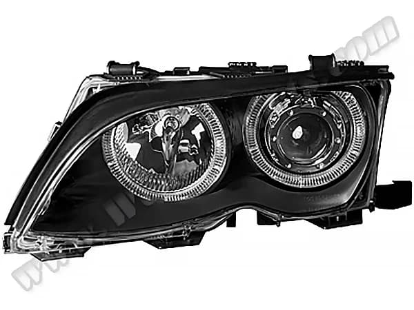 BMW 3 Serisi E46 Sedan Makyajlı 2002-2004 Komple Far Sol (Bi-Xenon) Siyah